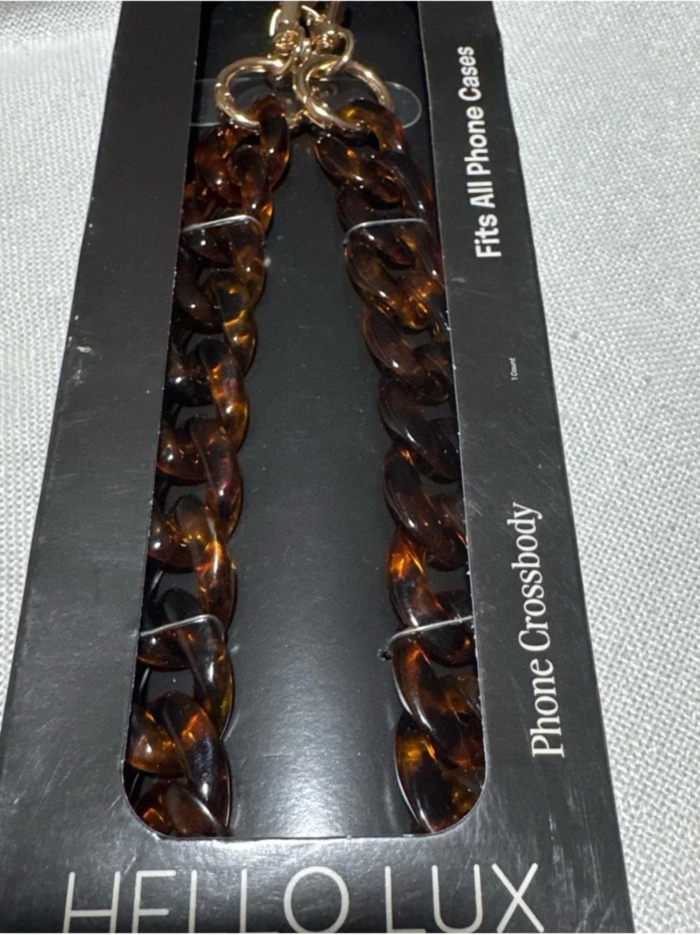 Tortoiseshell Link Chain Necklace - Women Jewelry